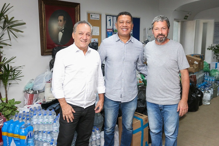 Câmara entrega nova remessa de donativos às vítimas das enchentes no Rio Grande do Sul; total de doações ultrapassa 4,6 toneladas