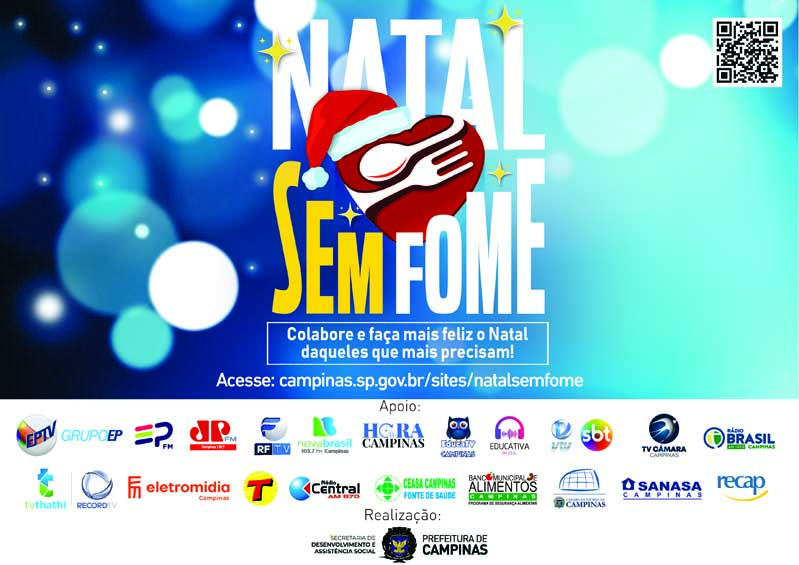 Câmara integra a campanha Natal Sem Fome para arrecadar alimentos para ajudar famílias em situação de vulnerabilidade