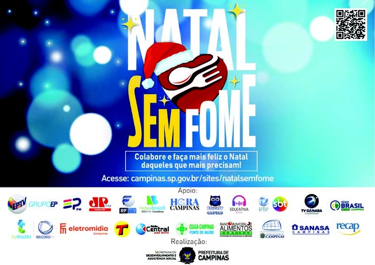 Câmara integra a campanha Natal Sem Fome para arrecadar alimentos para ajudar famílias em situação de vulnerabilidade