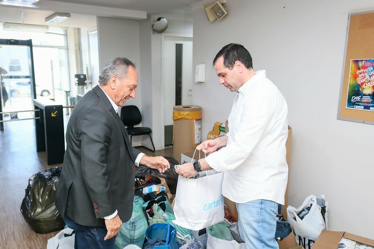 Câmara encerra participação na Campanha do Agasalho 2025 com mais de 300 quilos de roupas arrecadadas