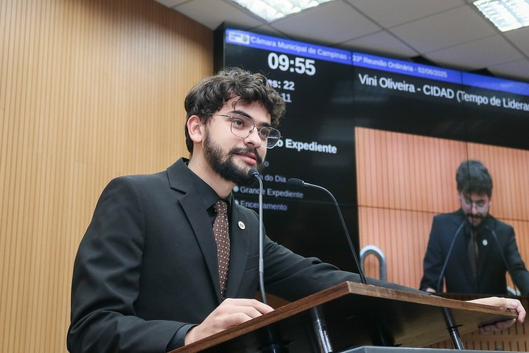 Projeto de Lei de Vini Oliveira propõe meia-entrada para doadores de sangue e medula óssea em Campinas