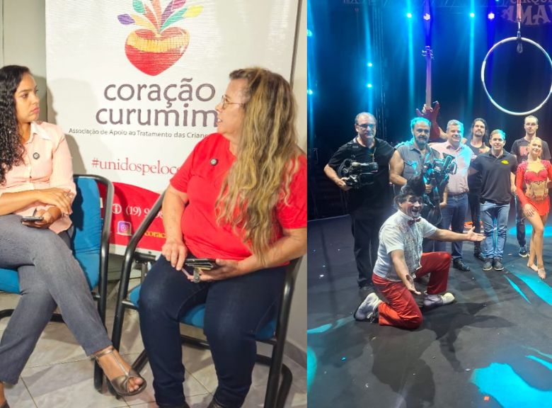 Estreias da TV Câmara Campinas: Mãos Solidárias apresenta o Coração Curumim, entidade que recebe crianças com cardiopatia; Conexão Cultural mostra bastidores de um circo internacional 