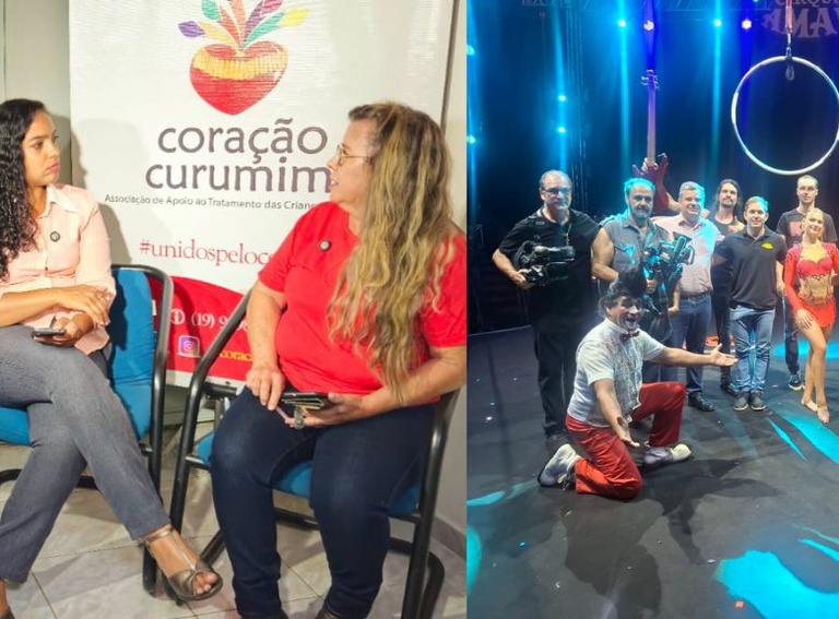 Estreias da TV Câmara Campinas: Mãos Solidárias apresenta o Coração Curumim, entidade que recebe crianças com cardiopatia; Conexão Cultural mostra bastidores de um circo internacional 