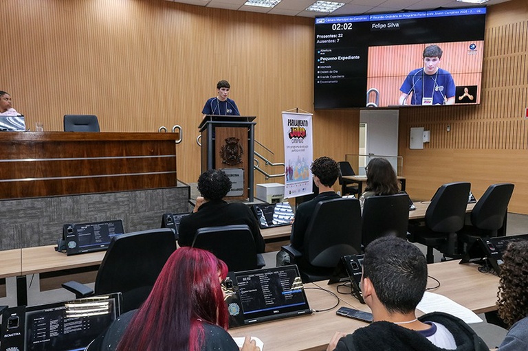 8ª edição do Parlamento Jovem encerra atividades com discussão e votação de mais quatro projetos 