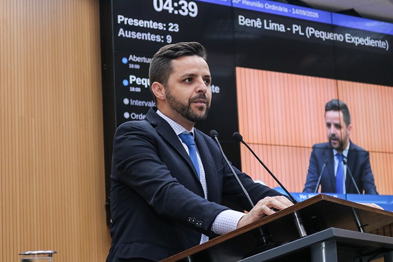 Projeto de Benê Lima institui programa para identificar locais públicos que possam favorecer a ocorrência de crimes